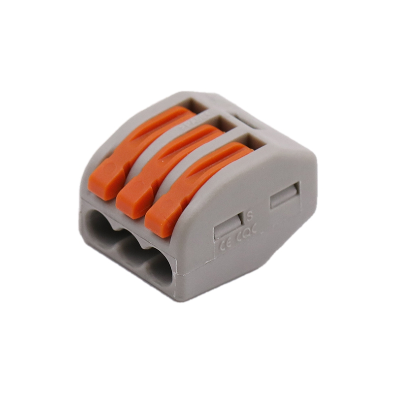 Conector de cable rápido electrónico de 3 polos de 0,25-4 mm